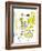 Hazel Cartoon-Ted Key-Framed Giclee Print