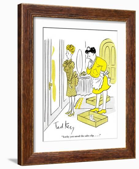 Hazel Cartoon-Ted Key-Framed Giclee Print