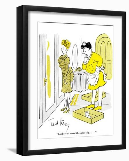 Hazel Cartoon-Ted Key-Framed Giclee Print