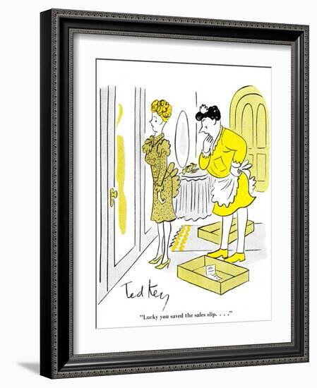 Hazel Cartoon-Ted Key-Framed Giclee Print