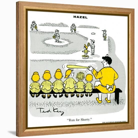 Hazel Cartoon-Ted Key-Framed Premier Image Canvas