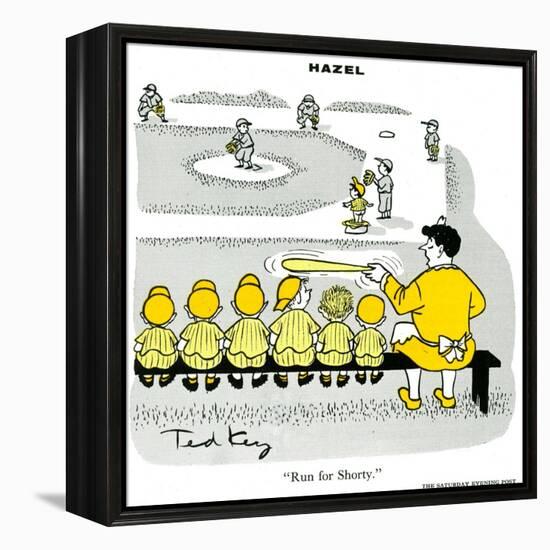 Hazel Cartoon-Ted Key-Framed Premier Image Canvas