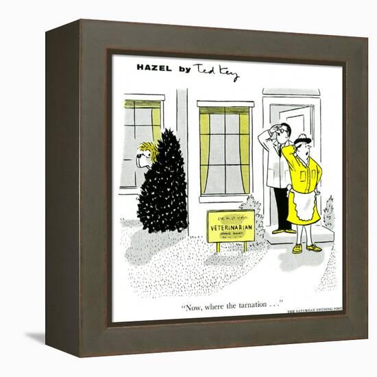 Hazel Cartoon-Ted Key-Framed Premier Image Canvas