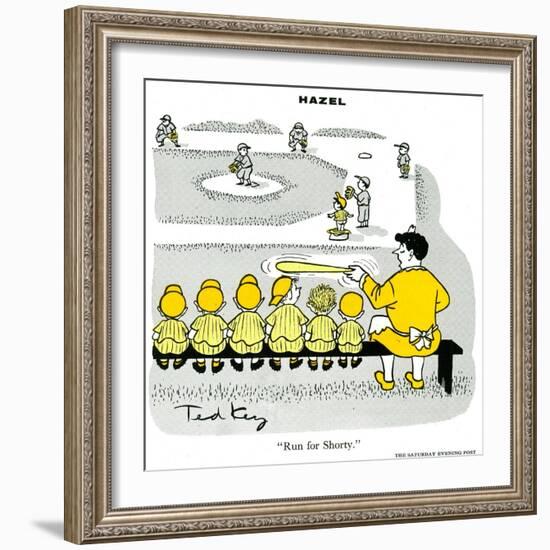 Hazel Cartoon-Ted Key-Framed Giclee Print