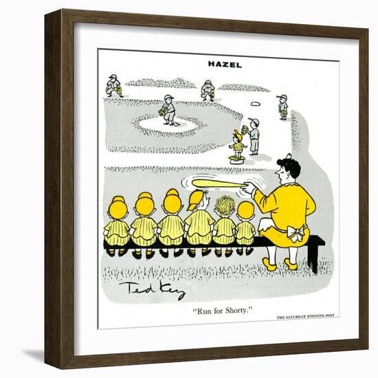 Hazel Cartoon-Ted Key-Framed Giclee Print