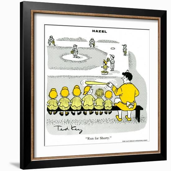 Hazel Cartoon-Ted Key-Framed Giclee Print