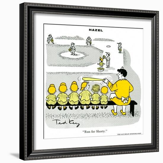 Hazel Cartoon-Ted Key-Framed Giclee Print