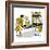 Hazel Cartoon-Ted Key-Framed Giclee Print