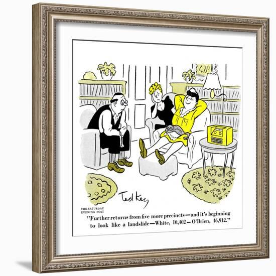 Hazel Cartoon-Ted Key-Framed Giclee Print