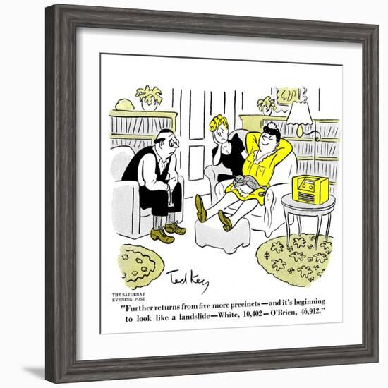 Hazel Cartoon-Ted Key-Framed Giclee Print