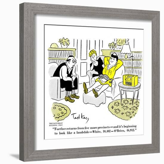 Hazel Cartoon-Ted Key-Framed Giclee Print