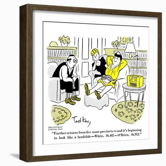 Hazel Cartoon-Ted Key-Framed Giclee Print