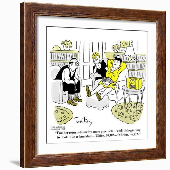 Hazel Cartoon-Ted Key-Framed Giclee Print