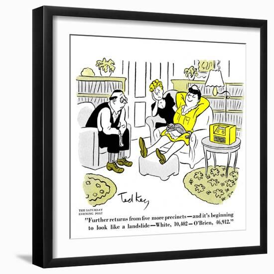 Hazel Cartoon-Ted Key-Framed Giclee Print