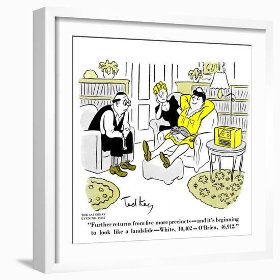 Hazel Cartoon-Ted Key-Framed Giclee Print