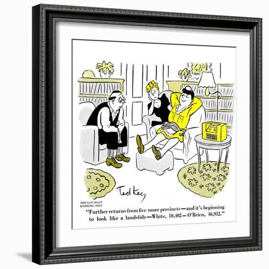 Hazel Cartoon-Ted Key-Framed Giclee Print