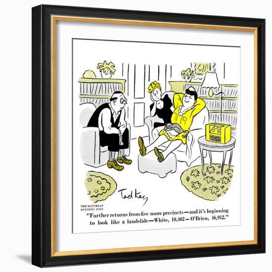 Hazel Cartoon-Ted Key-Framed Giclee Print