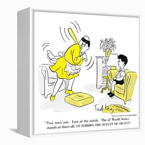 Hazel Cartoon-Ted Key-Framed Premier Image Canvas