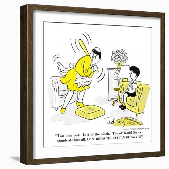 Hazel Cartoon-Ted Key-Framed Giclee Print