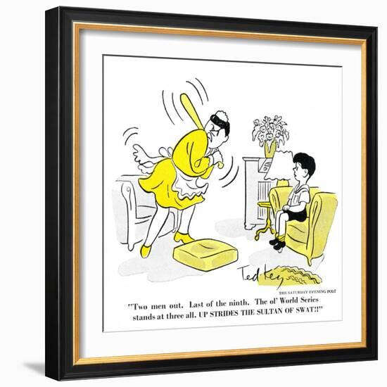 Hazel Cartoon-Ted Key-Framed Giclee Print