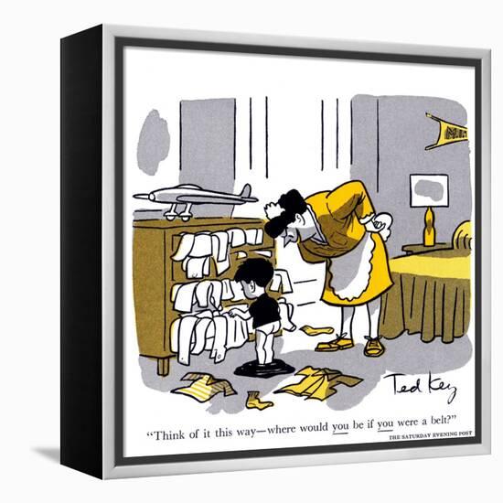 Hazel Cartoon-Ted Key-Framed Premier Image Canvas