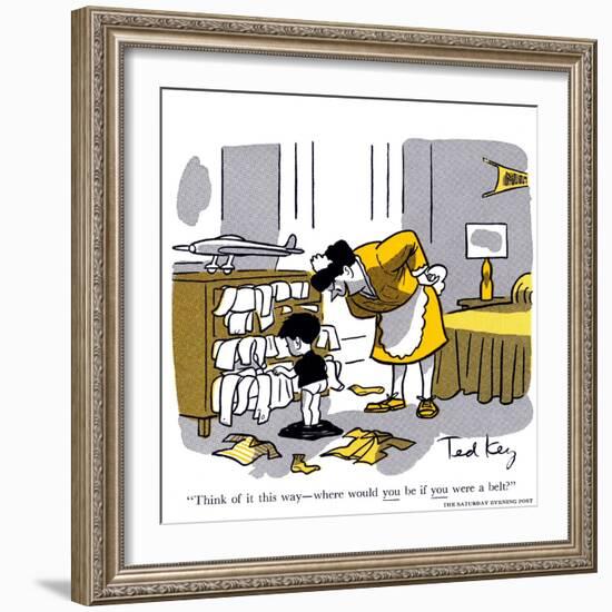 Hazel Cartoon-Ted Key-Framed Giclee Print