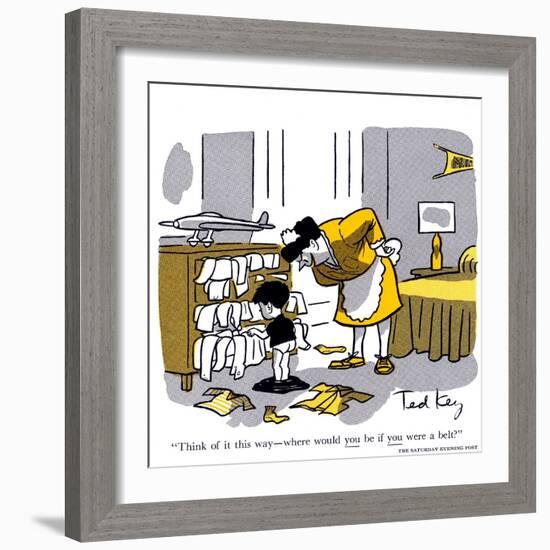 Hazel Cartoon-Ted Key-Framed Giclee Print