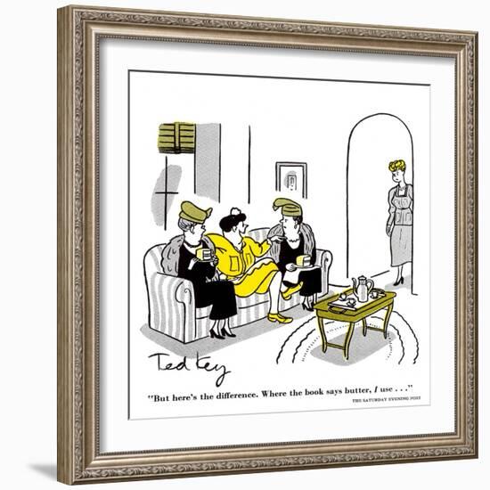 Hazel Cartoon-Ted Key-Framed Giclee Print