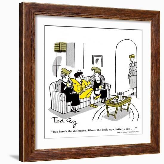 Hazel Cartoon-Ted Key-Framed Giclee Print