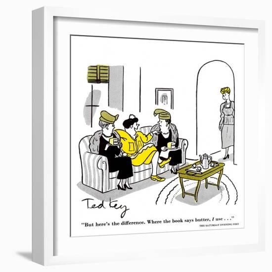 Hazel Cartoon-Ted Key-Framed Giclee Print