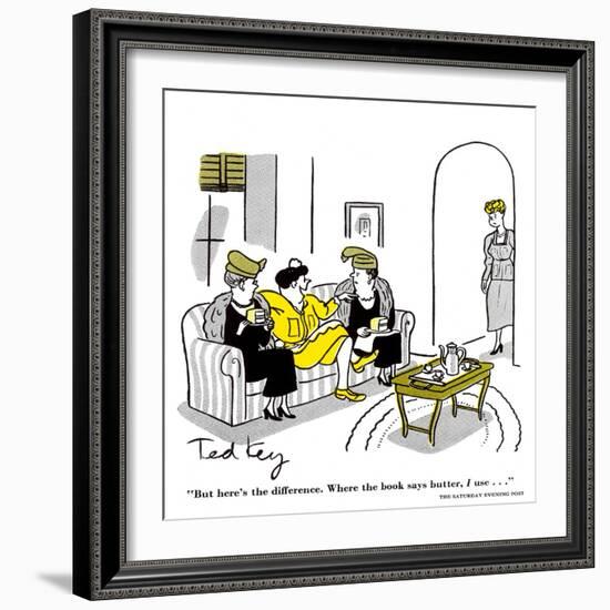 Hazel Cartoon-Ted Key-Framed Giclee Print