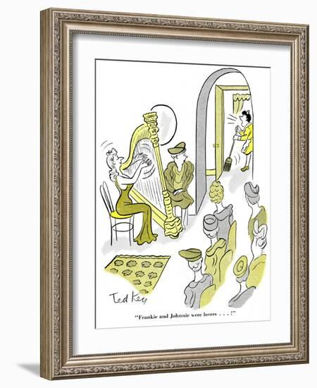 Hazel Cartoon-Ted Key-Framed Giclee Print