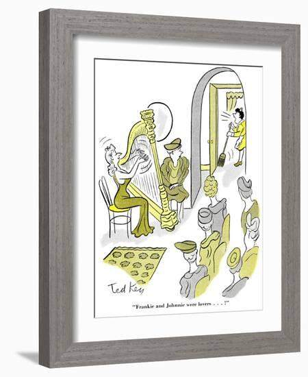 Hazel Cartoon-Ted Key-Framed Giclee Print