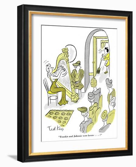 Hazel Cartoon-Ted Key-Framed Giclee Print