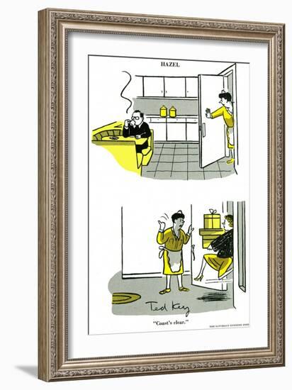 Hazel Cartoon-Ted Key-Framed Giclee Print