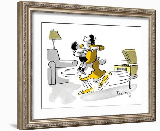 Hazel Cartoon-Ted Key-Framed Giclee Print