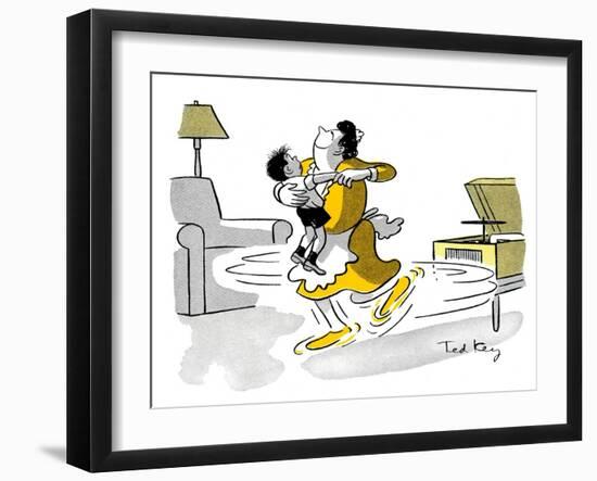 Hazel Cartoon-Ted Key-Framed Giclee Print