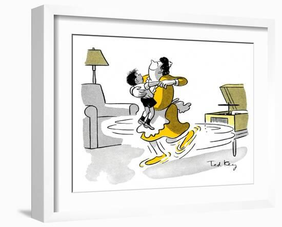 Hazel Cartoon-Ted Key-Framed Giclee Print