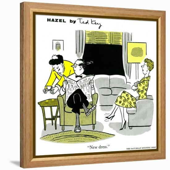 Hazel Cartoon-Ted Key-Framed Premier Image Canvas