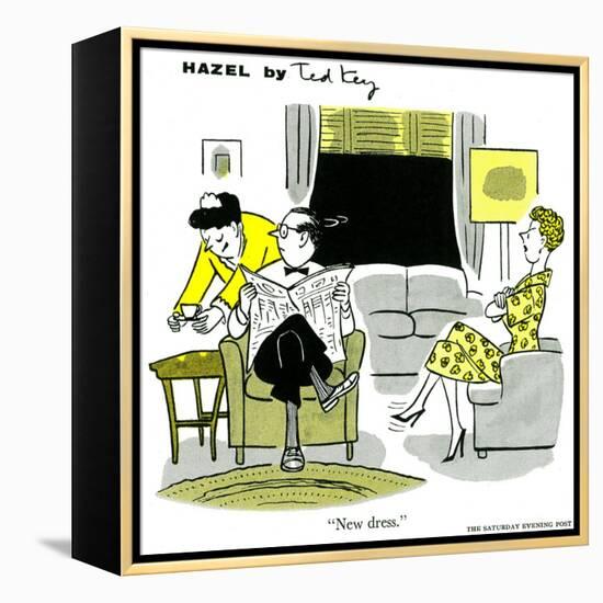 Hazel Cartoon-Ted Key-Framed Premier Image Canvas