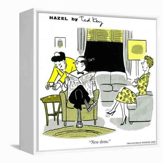 Hazel Cartoon-Ted Key-Framed Premier Image Canvas