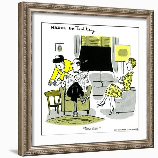 Hazel Cartoon-Ted Key-Framed Giclee Print