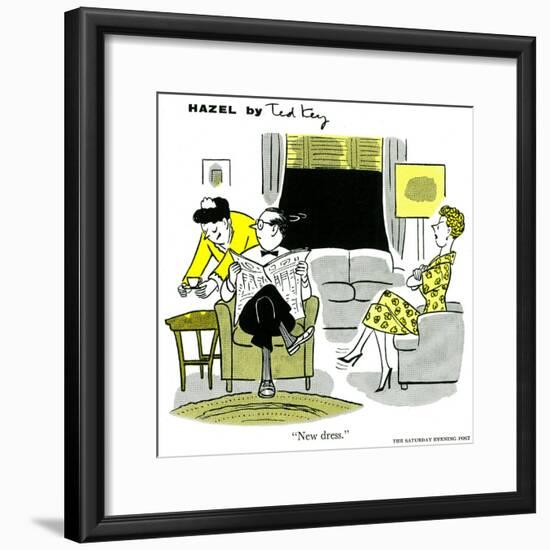 Hazel Cartoon-Ted Key-Framed Giclee Print