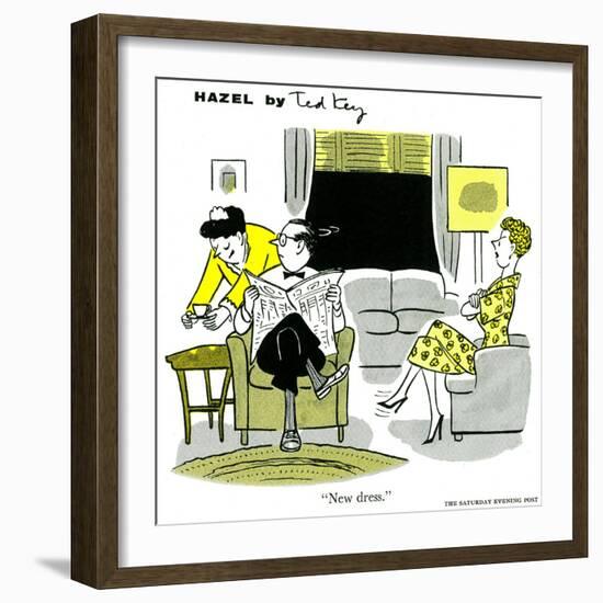 Hazel Cartoon-Ted Key-Framed Giclee Print