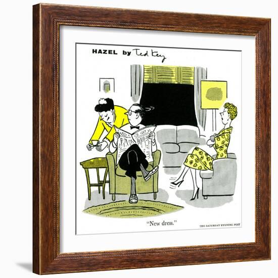 Hazel Cartoon-Ted Key-Framed Giclee Print