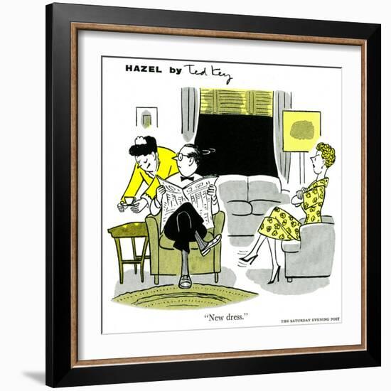 Hazel Cartoon-Ted Key-Framed Giclee Print