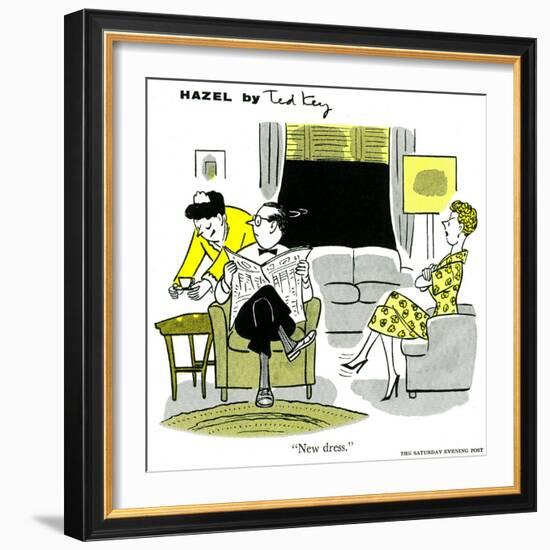 Hazel Cartoon-Ted Key-Framed Giclee Print