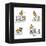 Hazel Cartoon-Ted Key-Framed Premier Image Canvas