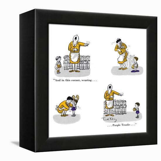 Hazel Cartoon-Ted Key-Framed Premier Image Canvas