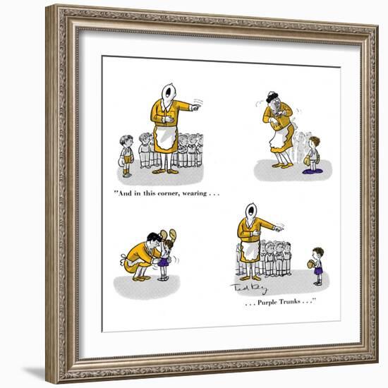 Hazel Cartoon-Ted Key-Framed Giclee Print